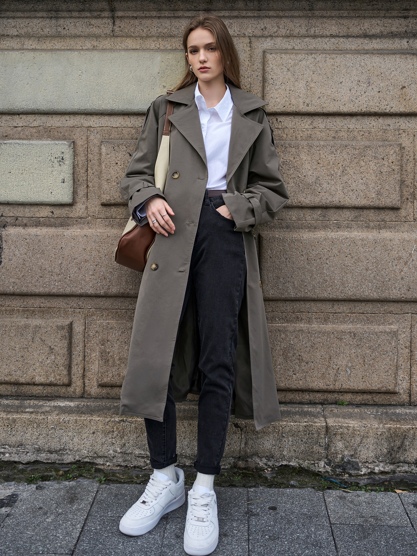 Double Breasted Trench Coat